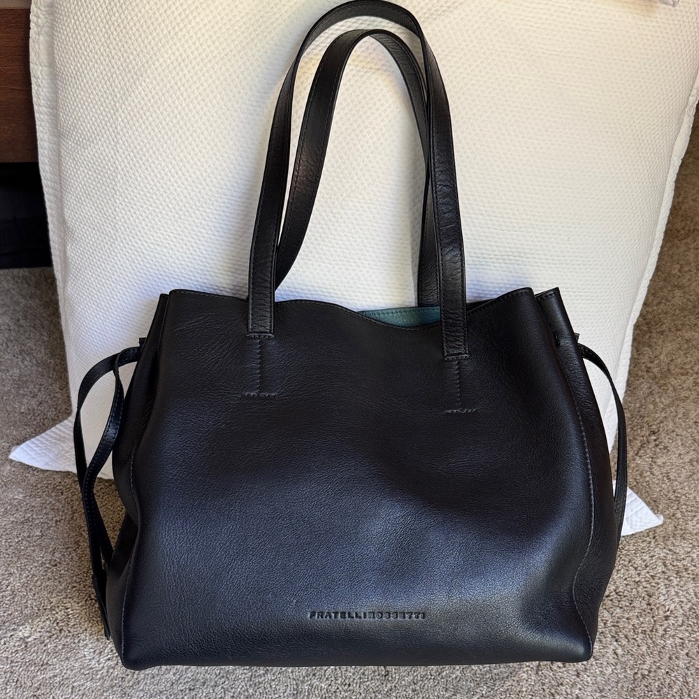 Fratelli Rossetti Elegant Black Tote
